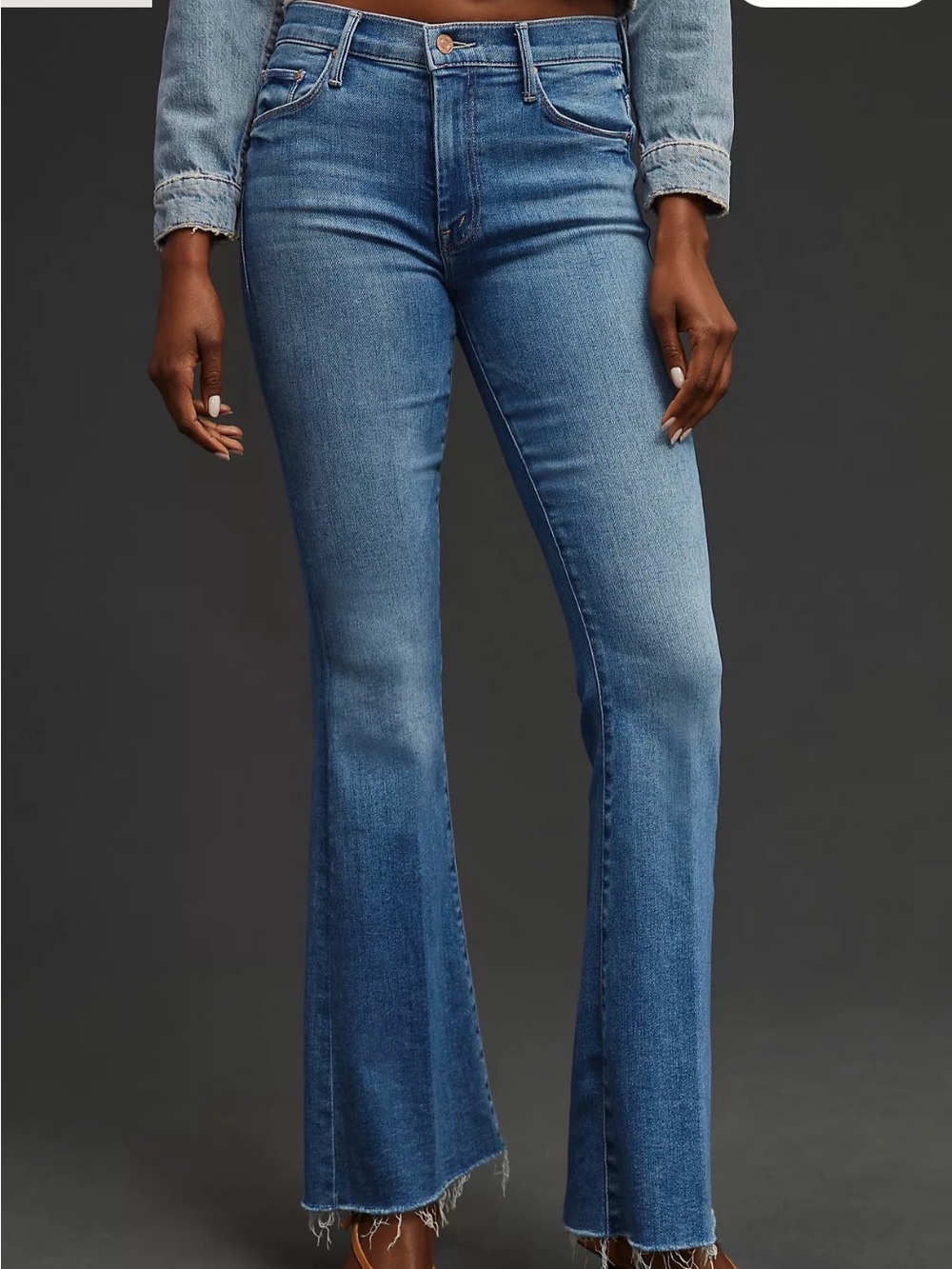 NEW Mother Denim Jeans The Weekender Fray A groovy kind of love size 26